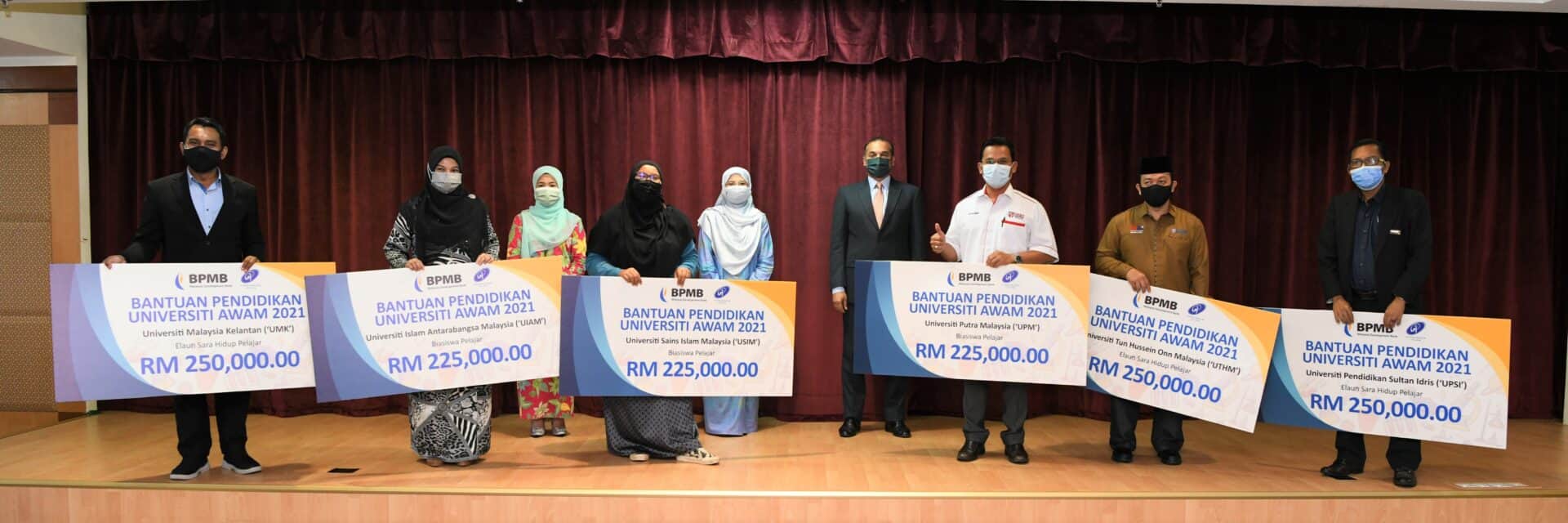 BPMB Contributes Education Assistance Funds Amounting to RM1,425 million to Six Public Universities